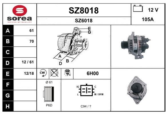 SNRA SZ8018 Генератор SZ8018: Купити в Україні - Добра ціна на EXIST.UA!