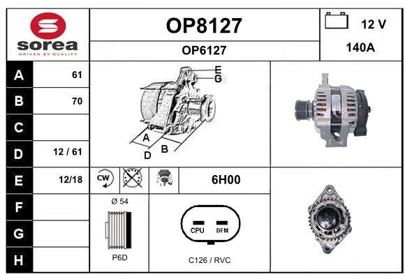 SNRA OP8127 Генератор OP8127: Купити в Україні - Добра ціна на EXIST.UA!