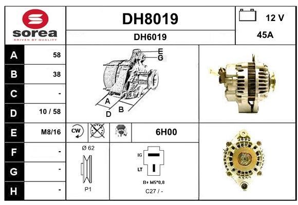 SNRA DH8019 Генератор DH8019: Купити в Україні - Добра ціна на EXIST.UA!