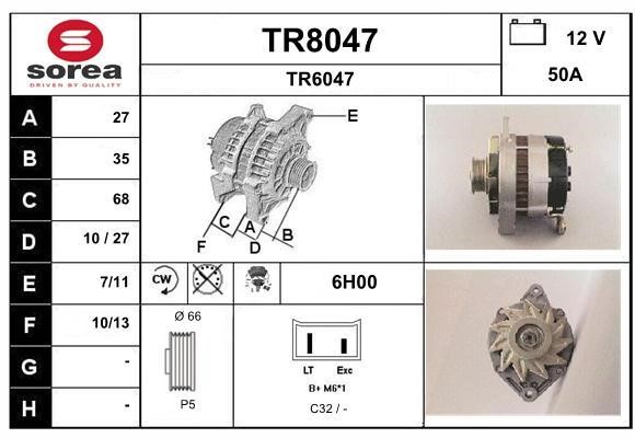 SNRA TR8047 Генератор TR8047: Купити в Україні - Добра ціна на EXIST.UA!