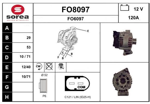 SNRA FO8097 Генератор FO8097: Купити в Україні - Добра ціна на EXIST.UA!