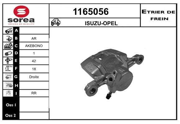 SNRA 1165056 Супорт гальмівний задній правий 1165056: Купити в Україні - Добра ціна на EXIST.UA!