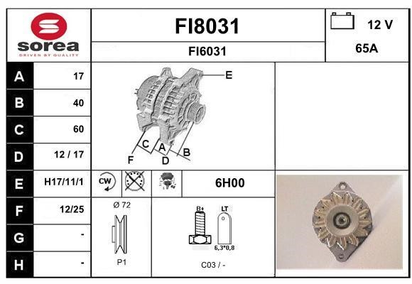 SNRA FI8031 Генератор FI8031: Купити в Україні - Добра ціна на EXIST.UA!