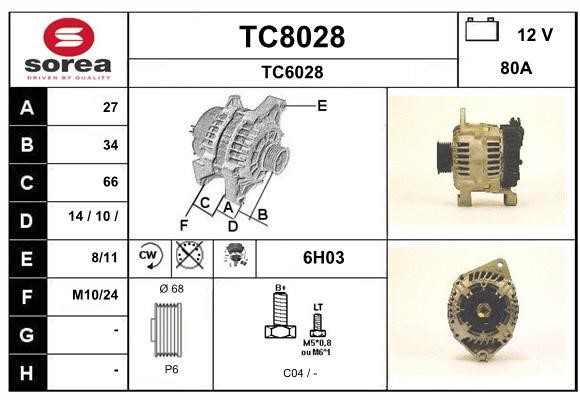 SNRA TC8028 Генератор TC8028: Купити в Україні - Добра ціна на EXIST.UA!