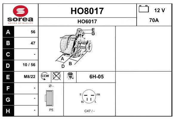 SNRA HO8017 Генератор HO8017: Купити в Україні - Добра ціна на EXIST.UA!