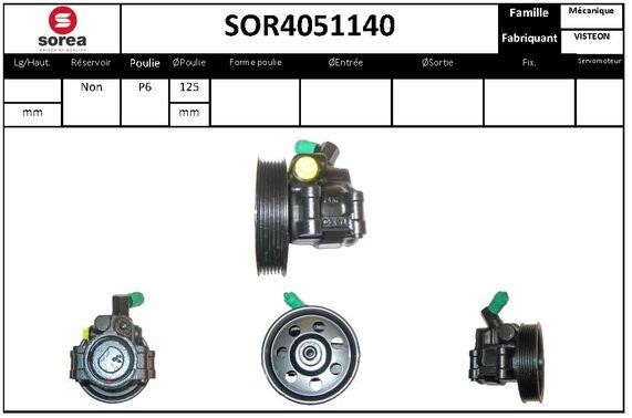 SNRA SOR4051140 Насос гідропідсилювача керма SOR4051140: Купити в Україні - Добра ціна на EXIST.UA!