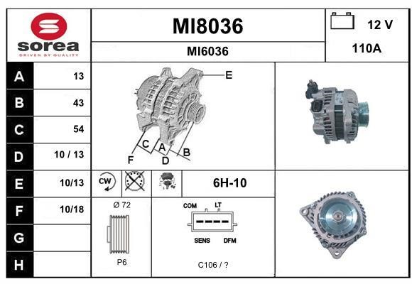 SNRA MI8036 Генератор MI8036: Купити в Україні - Добра ціна на EXIST.UA!