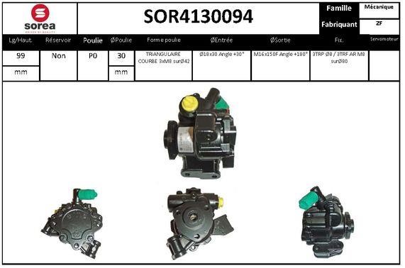 SNRA SOR4130094 Насос гідропідсилювача керма SOR4130094: Купити в Україні - Добра ціна на EXIST.UA!