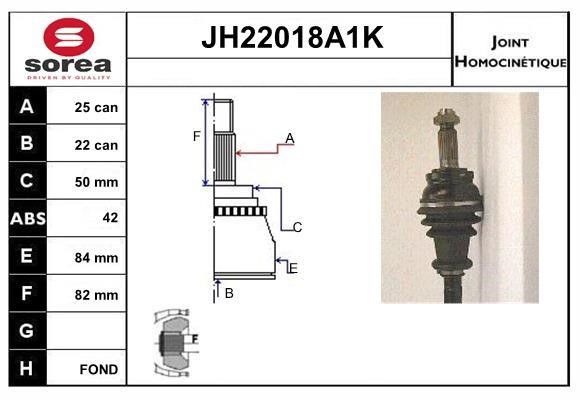 SNRA JH22018A1K Комплект шарнірів, приводний вал JH22018A1K: Купити в Україні - Добра ціна на EXIST.UA!