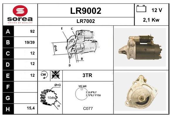 SNRA LR9002 Стартер LR9002: Купити в Україні - Добра ціна на EXIST.UA!