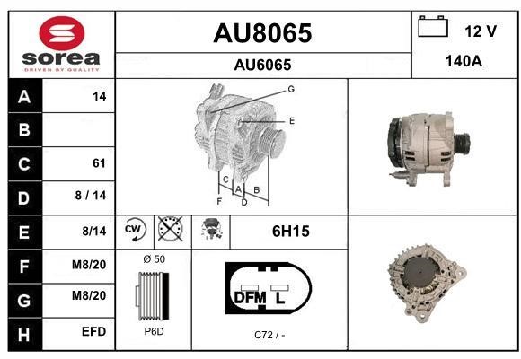 SNRA AU8065 Генератор AU8065: Купити в Україні - Добра ціна на EXIST.UA!