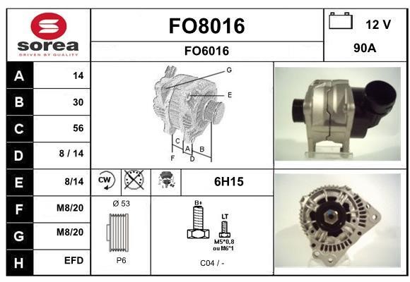 SNRA FO8016 Генератор FO8016: Купити в Україні - Добра ціна на EXIST.UA!