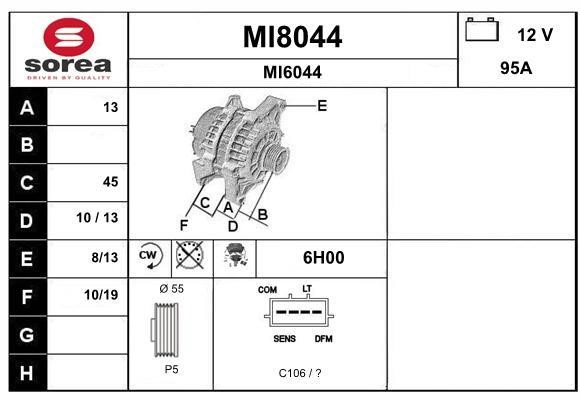 SNRA MI8044 Генератор MI8044: Купити в Україні - Добра ціна на EXIST.UA!