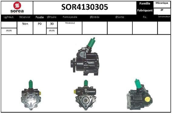 SNRA SOR4130305 Насос гідропідсилювача керма SOR4130305: Купити в Україні - Добра ціна на EXIST.UA!