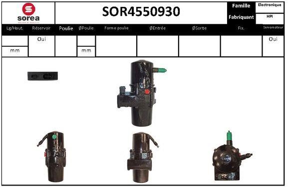 SNRA SOR4550930 Насос гідропідсилювача керма SOR4550930: Купити в Україні - Добра ціна на EXIST.UA!