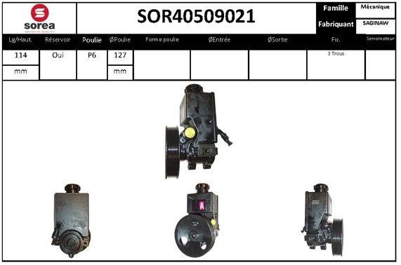 SNRA SOR40509021 Насос гідропідсилювача керма SOR40509021: Купити в Україні - Добра ціна на EXIST.UA!