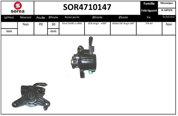 SNRA SOR4710147 Насос гідропідсилювача керма SOR4710147: Купити в Україні - Добра ціна на EXIST.UA!