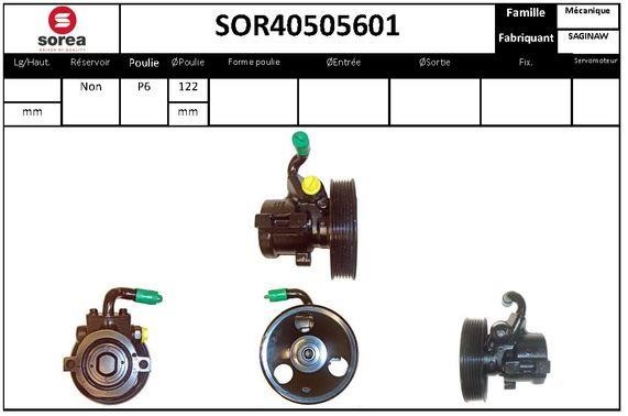 SNRA SOR40505601 Насос гідропідсилювача керма SOR40505601: Купити в Україні - Добра ціна на EXIST.UA!