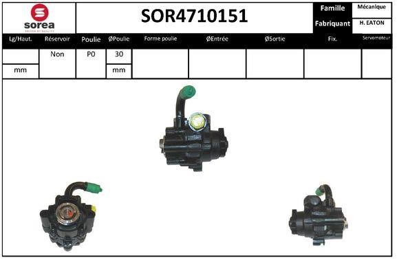 SNRA SOR4710151 Насос гідропідсилювача керма SOR4710151: Купити в Україні - Добра ціна на EXIST.UA!