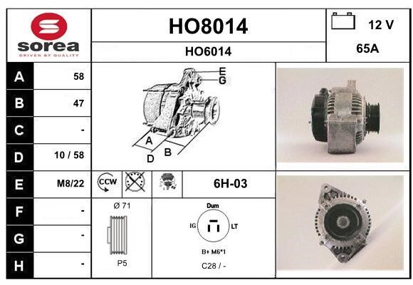 SNRA HO8014 Генератор HO8014: Купити в Україні - Добра ціна на EXIST.UA!