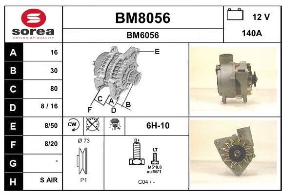 SNRA BM8056 Генератор BM8056: Купити в Україні - Добра ціна на EXIST.UA!