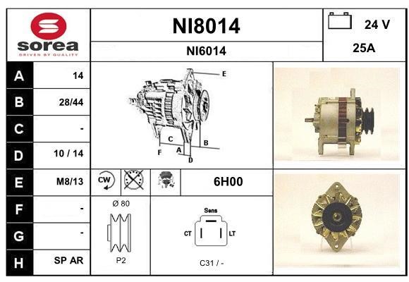 SNRA NI8014 Генератор NI8014: Купити в Україні - Добра ціна на EXIST.UA!