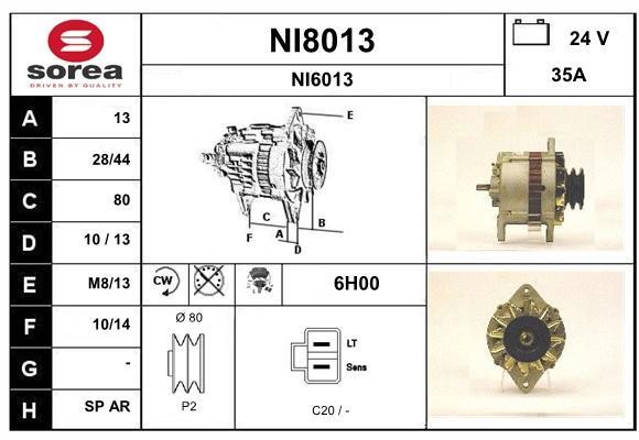 SNRA NI8013 Генератор NI8013: Купити в Україні - Добра ціна на EXIST.UA!
