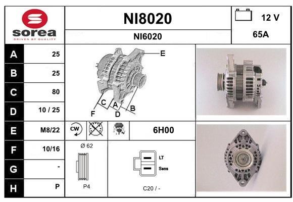 SNRA NI8020 Генератор NI8020: Купити в Україні - Добра ціна на EXIST.UA!