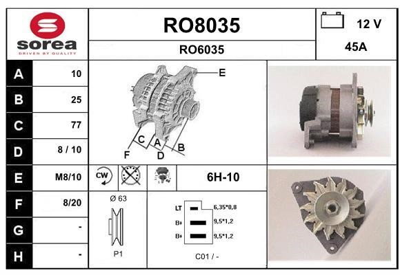 SNRA RO8035 Генератор RO8035: Купити в Україні - Добра ціна на EXIST.UA!