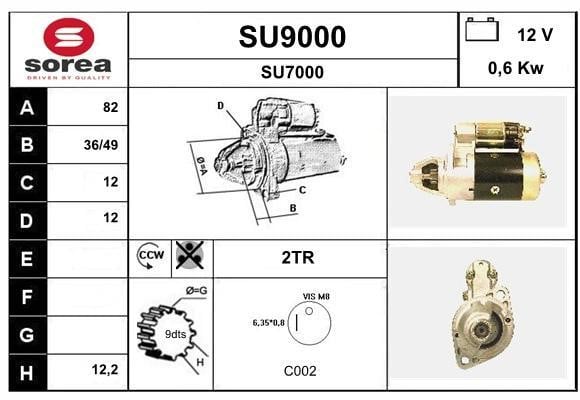 SNRA SU9000 Стартер SU9000: Приваблива ціна - Купити в Україні на EXIST.UA!