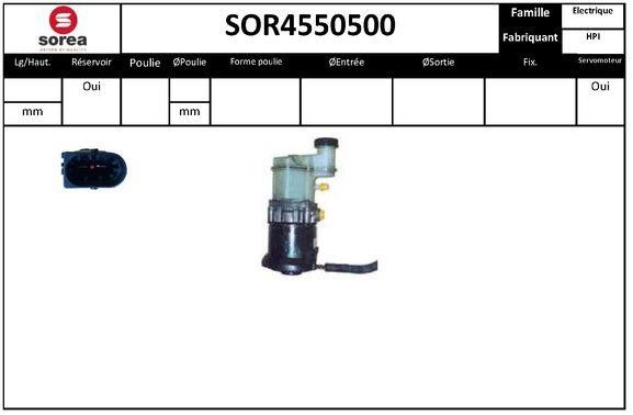 SNRA SOR4550500 Насос гідропідсилювача керма SOR4550500: Купити в Україні - Добра ціна на EXIST.UA!