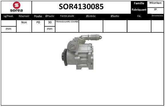 SNRA SOR4130085 Насос гідропідсилювача керма SOR4130085: Купити в Україні - Добра ціна на EXIST.UA!