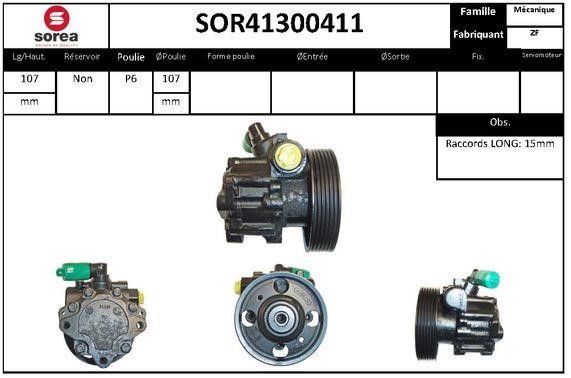 SNRA SOR41300411 Насос гідропідсилювача керма SOR41300411: Купити в Україні - Добра ціна на EXIST.UA!