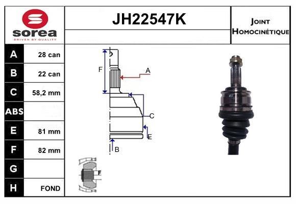 SNRA JH22547K ШРКШ JH22547K: Купити в Україні - Добра ціна на EXIST.UA!