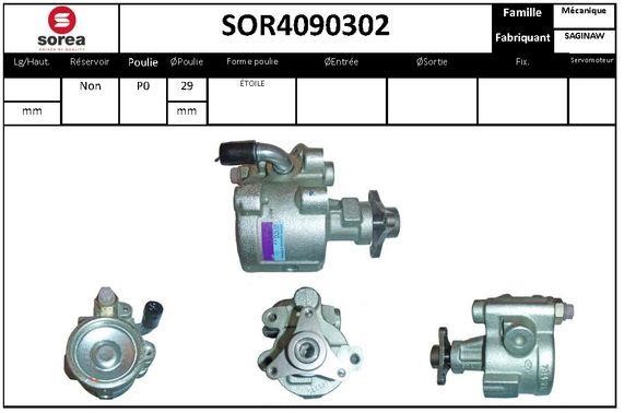 SNRA SOR4090302 Насос гідропідсилювача керма SOR4090302: Купити в Україні - Добра ціна на EXIST.UA!