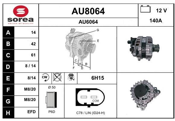 SNRA AU8064 Генератор AU8064: Купити в Україні - Добра ціна на EXIST.UA!