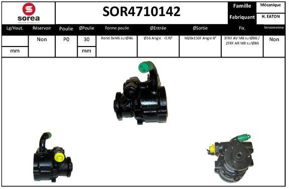 SNRA SOR4710142 Насос гідропідсилювача керма SOR4710142: Купити в Україні - Добра ціна на EXIST.UA!