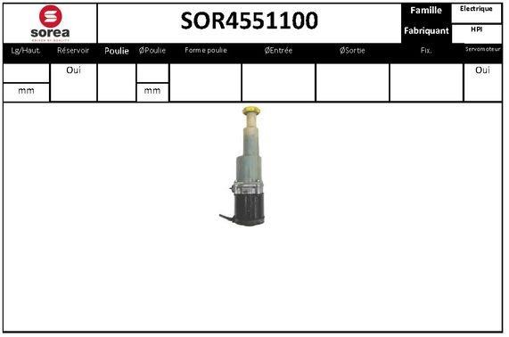 SNRA SOR4551100 Насос гідропідсилювача керма SOR4551100: Купити в Україні - Добра ціна на EXIST.UA!