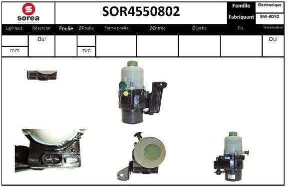 SNRA SOR4550802 Насос гідропідсилювача керма SOR4550802: Купити в Україні - Добра ціна на EXIST.UA!