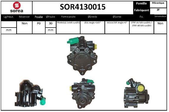 SNRA SOR4130015 Насос гідропідсилювача керма SOR4130015: Купити в Україні - Добра ціна на EXIST.UA!