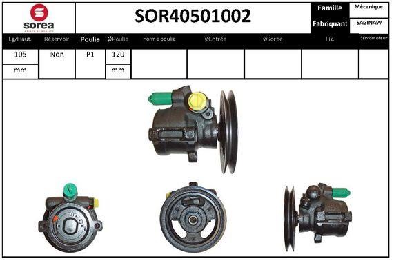 SNRA SOR40501002 Насос гідропідсилювача керма SOR40501002: Купити в Україні - Добра ціна на EXIST.UA!