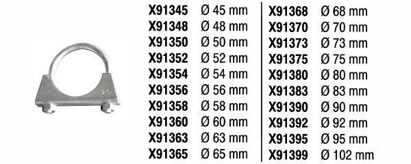 Fenno X91373 Хомут глушника X91373: Купити в Україні - Добра ціна на EXIST.UA!