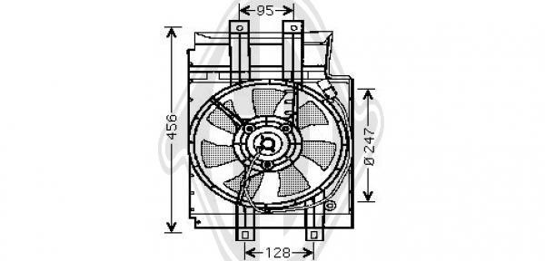 Diederichs DCL1018 Вентилятор радіатора охолодження DCL1018: Купити в Україні - Добра ціна на EXIST.UA!