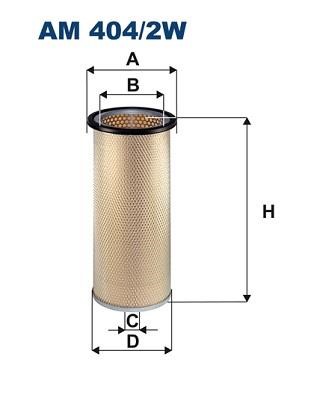 Filtron AM 404/2W Повітряний фільтр AM4042W: Купити в Україні - Добра ціна на EXIST.UA!