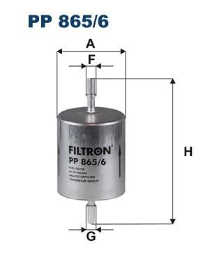 Filtron PP 865/6 Фільтр палива PP8656: Купити в Україні - Добра ціна на EXIST.UA!