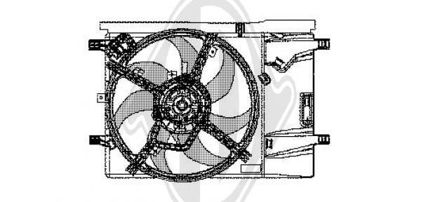 Diederichs DCL1087 Вентилятор радіатора охолодження DCL1087: Купити в Україні - Добра ціна на EXIST.UA!