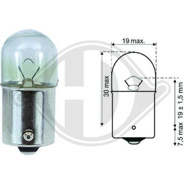 Diederichs LID10061 Лампа галогенна 12В LID10061: Купити в Україні - Добра ціна на EXIST.UA!