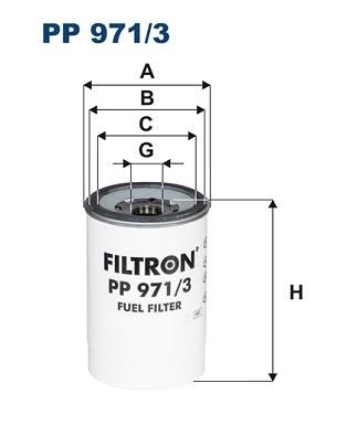 Filtron PP971/3 Фільтр палива PP9713: Купити в Україні - Добра ціна на EXIST.UA!