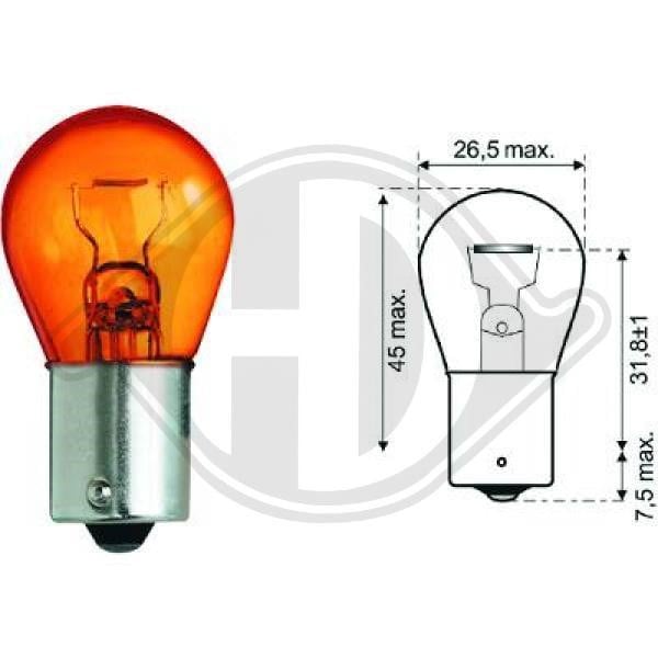 Diederichs LID10054 Лампа галогенна 12В LID10054: Купити в Україні - Добра ціна на EXIST.UA!