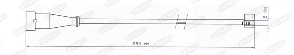 Beral FAI115 Датчик зносу гальмівних колодок FAI115: Купити в Україні - Добра ціна на EXIST.UA!